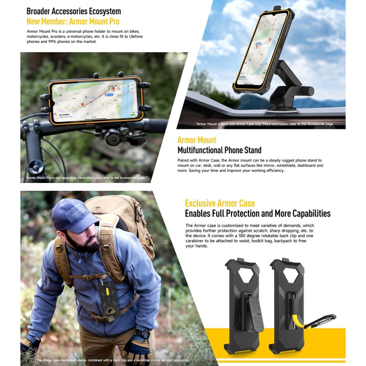 [HK Warehouse] Ulefone Armor X13, 6GB+64GB, IP68/IP69K Rugged Phone, 6.52 inch Android 15 MediaTek Helio G36 Octa Core, Network: 4G, NFC, OTG(Some Orange)