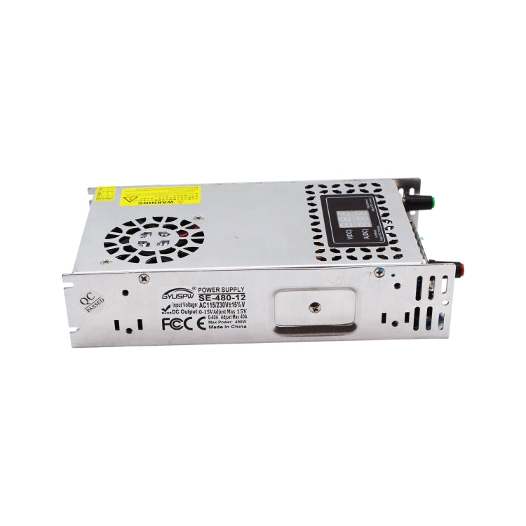 GYUSPW Adjustable Voltage and Current Light Bar Regulated Switching Power Supply, SE-480-12 DC12V 480W 40A, SE-480-24 DC24V 480W 20A, SE-480-36 DC36V 480W 14A, SE-480-48 DC48V 480W 10A, SE-600-12 DC12V 600W 50A, SE-600-24 DC24V 600W 25A                ...