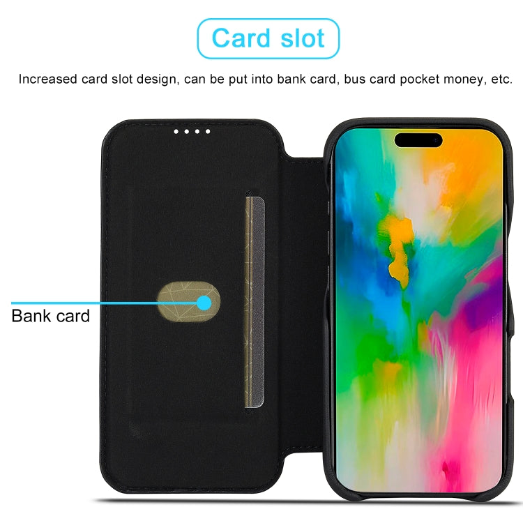 For iPhone 15 Pro LC.IMEEKE Hon Ancient Series Flip Leather Phone Case(Black)