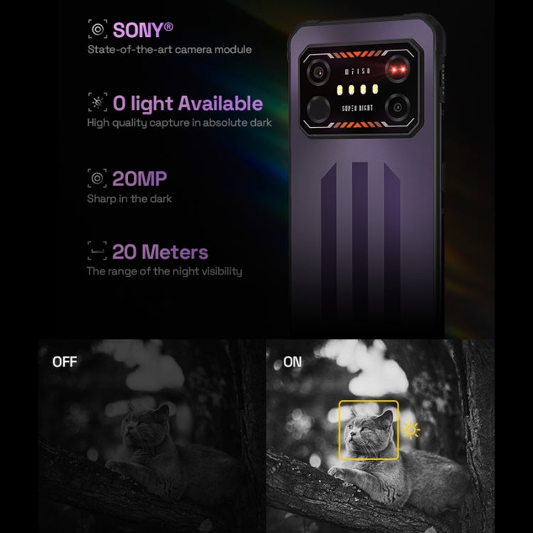 [HK Warehouse] IIIF150 Air1 Ultra,Dual Back Cameras, 8GB+256GB, Face ID Screen Fingerprint Identification, 6.8 inch Android 12.0 MediaTek Helio G99 MT6789 Octa Core, NFC, OTG, Network: 4G(Epic Purple)