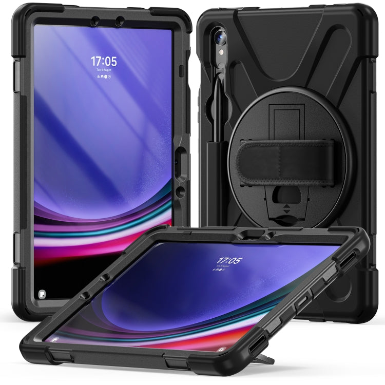 Rotatable Kickstand Grip Heavy Duty Hard Rugged Tablet Case, For Galaxy Tab S10 FE / S9 FE / S9 / S8 / S7, For Samsung Galaxy Tab S9+ / S8+