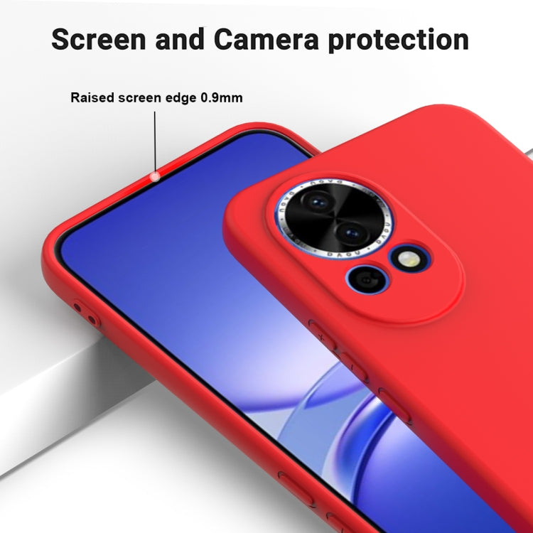 Solid Color Liquid Silicone Dropproof Full Coverage Phone Case, For Huawei Nova 11, For Huawei P60 / P60 Pro