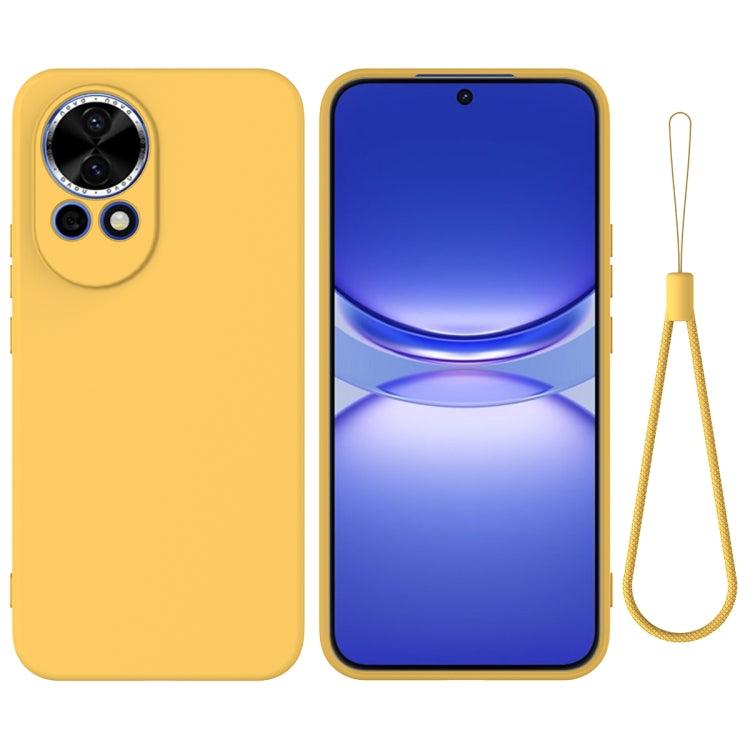 Solid Color Liquid Silicone Dropproof Full Coverage Phone Case, For Huawei Nova 11, For Huawei P60 / P60 Pro