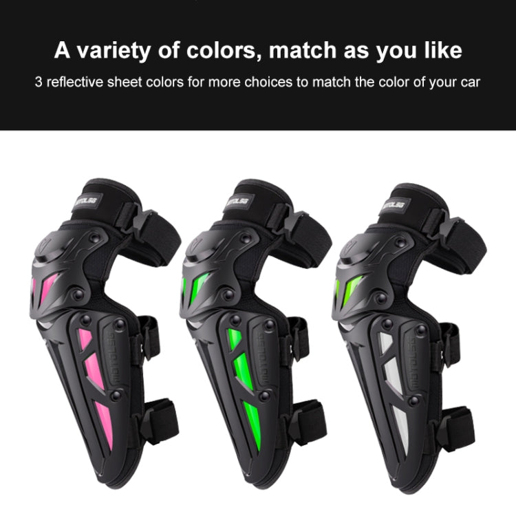 Motolsg MT-05 Motorcycle Bicycle Riding Protective Gear 4 in 1 Elbow Pads(Pink)