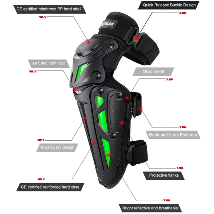 Motolsg MT-05 Motorcycle Bicycle Riding Protective Gear 4 in 1 Elbow Pads(Pink)