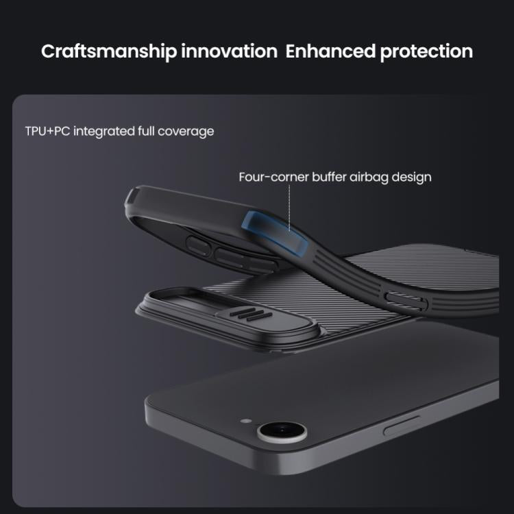 NILLKIN CamShield Pro PC Phone Case, For iPhone 17e / 16e, For iPhone 17, For iPhone 16 Plus, For iPhone 16, For iPhone 15 Plus, For iPhone 15