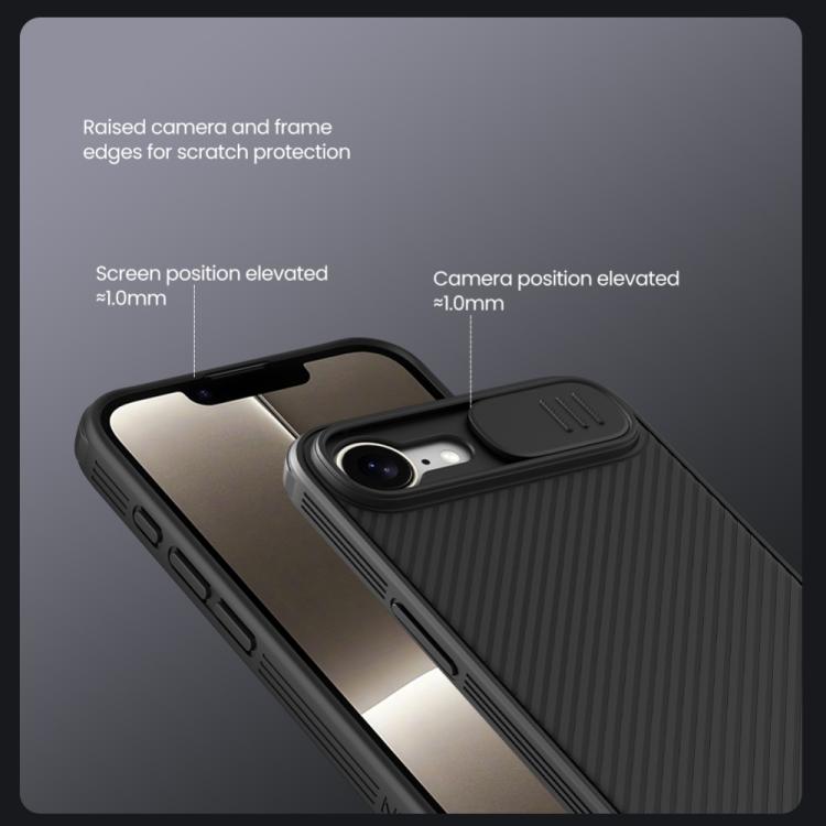 NILLKIN CamShield Pro PC Phone Case, For iPhone 17e / 16e, For iPhone 17, For iPhone 16 Plus, For iPhone 16, For iPhone 15 Plus, For iPhone 15