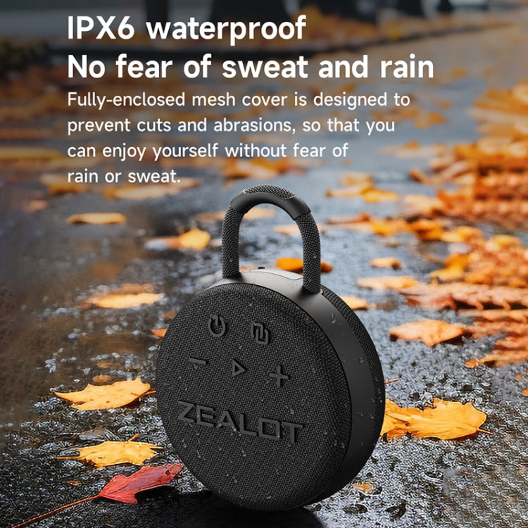 Zealot S77 IPX7 Waterproof Portable Wireless Bluetooth Speaker(Orange)