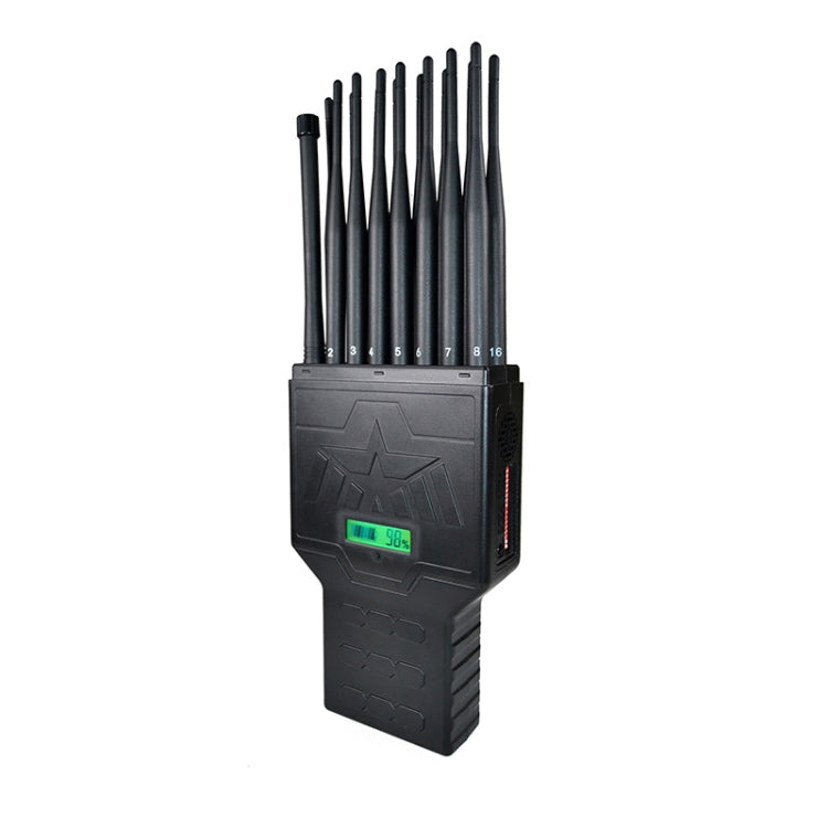 JAX-121P16 2G/3G/4G/5G/WiFi/GPS Handheld Phone Signal Jammer. [THIS ITEM WILL NOT SHIPPED TO USA]