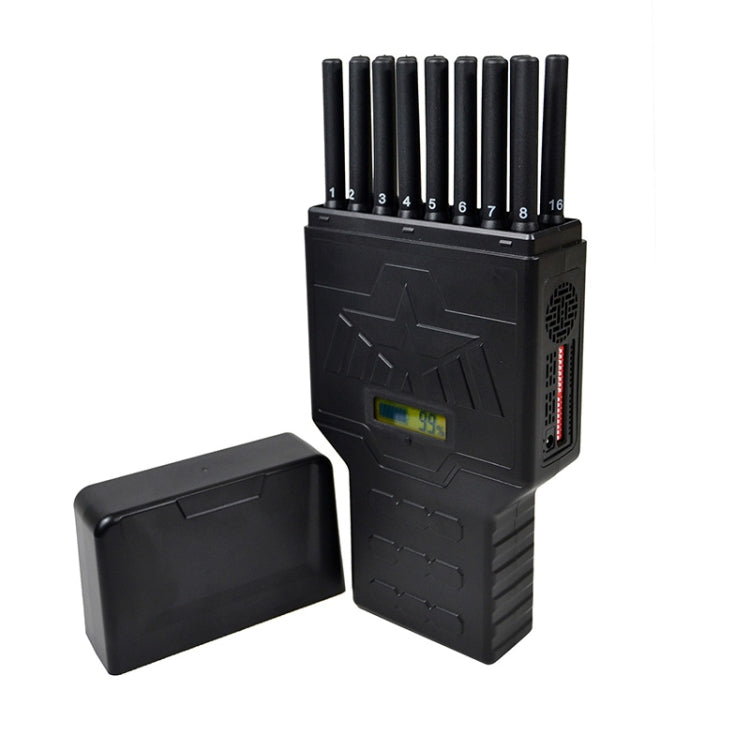 JAX-121P16 2G/3G/4G/5G/WiFi/GPS Handheld Phone Signal Jammer. [THIS ITEM WILL NOT SHIPPED TO USA]