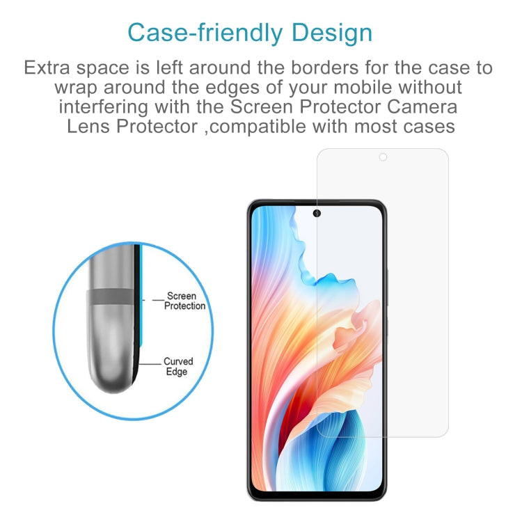 For OPPO A2 0.26mm 9H 2.5D Tempered Glass Film
