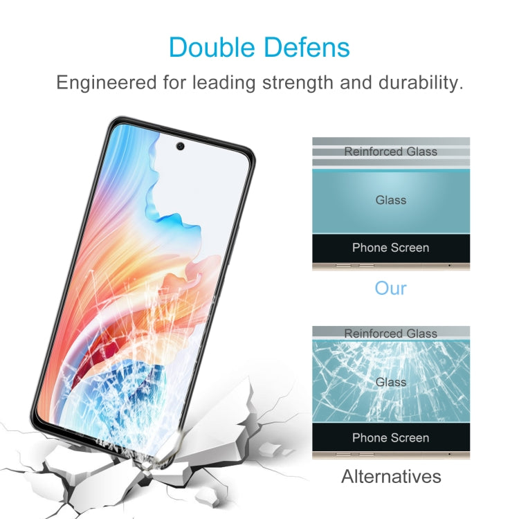 For OPPO A2 0.26mm 9H 2.5D Tempered Glass Film