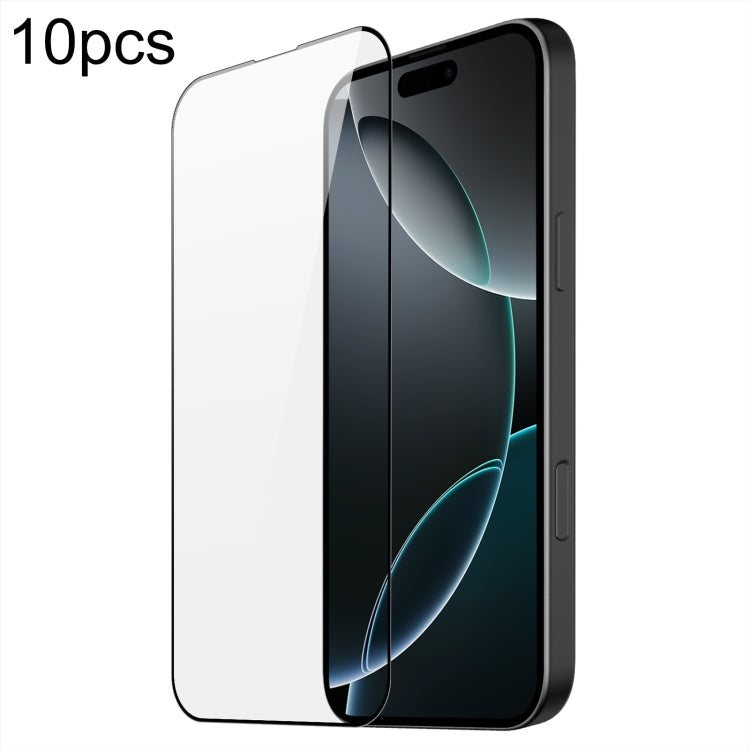 For iPhone 16 Pro Max 10pcs DUX DUCIS 0.33mm 9H Medium Alumina Tempered Glass Film