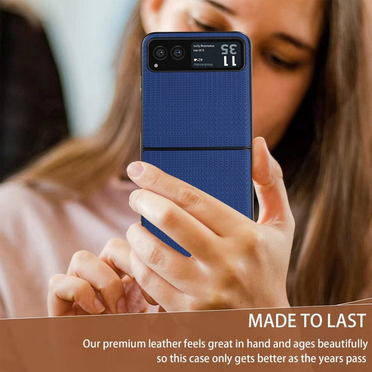 For Motorola Razr 40 ViLi TH Series Shockproof TPU + PC Phone Case(Blue)