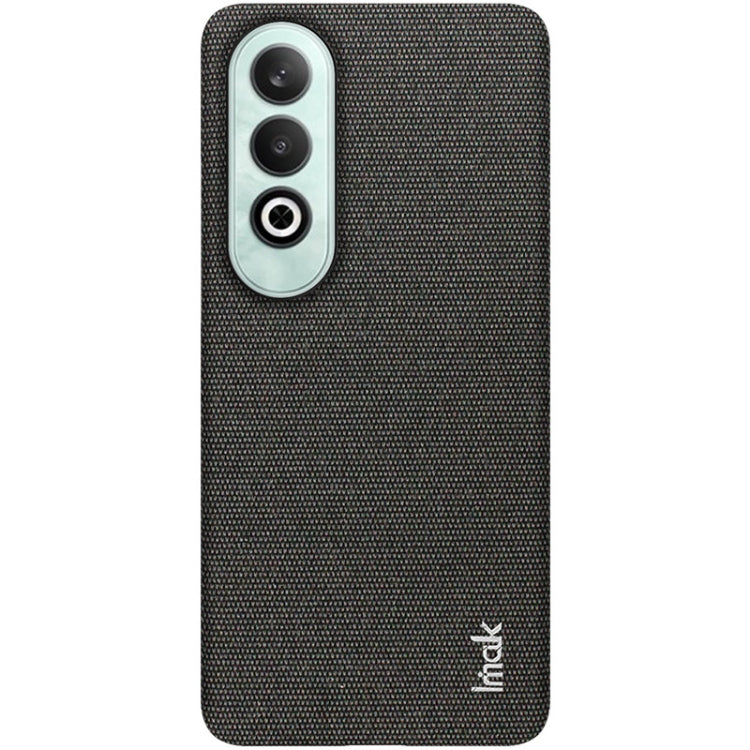 For OnePlus Nord CE4 5G imak Ruiyi Series Cloth Texture PU + PC Phone Case(Black)