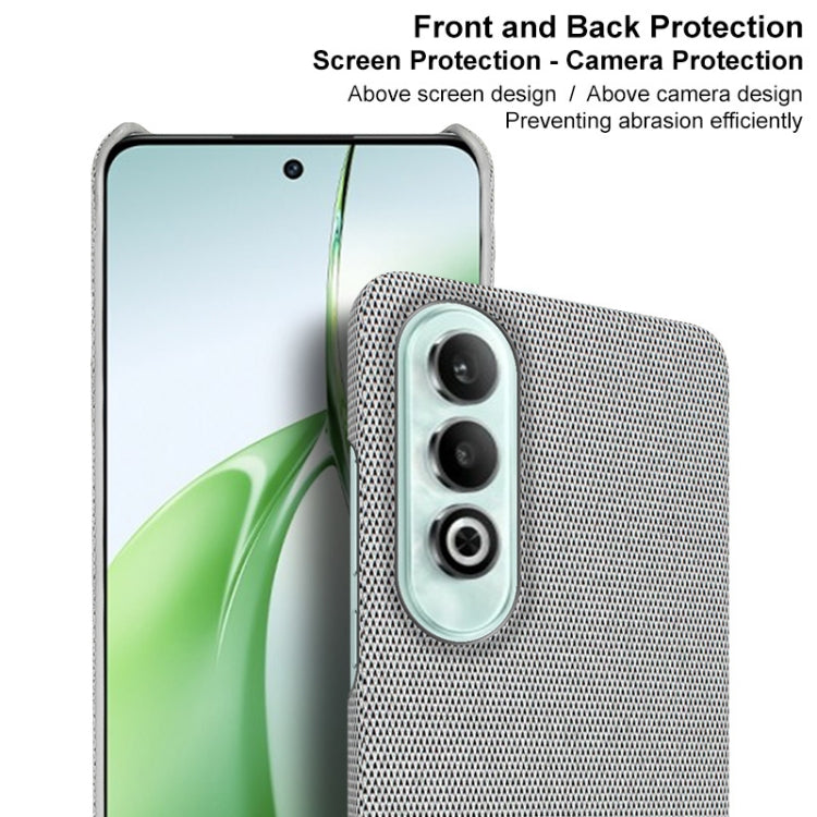 For OnePlus Nord CE4 5G imak Ruiyi Series Cloth Texture PU + PC Phone Case(Black)