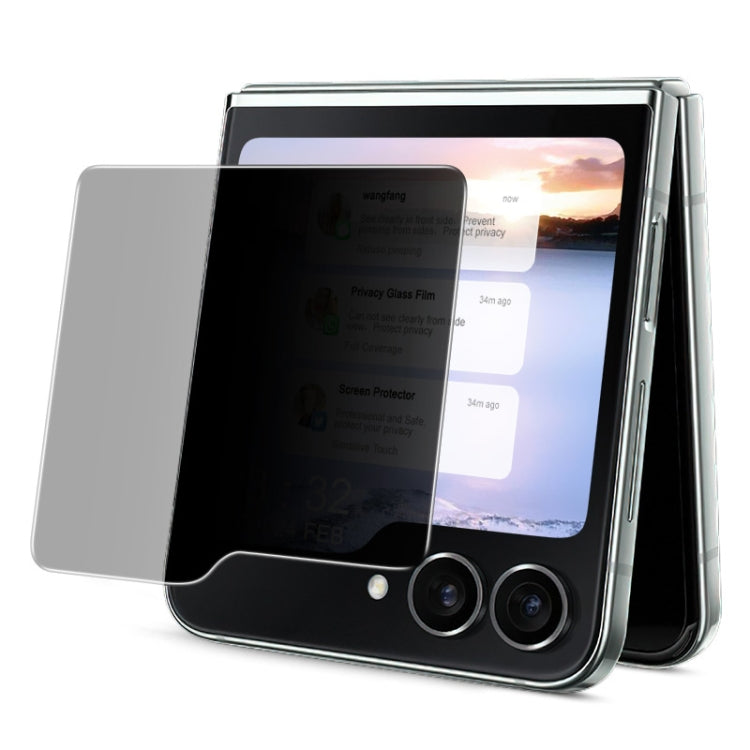 For Samsung Galaxy Z Flip6 / Flip7 FE imak HD Full Screen Anti-spy Tempered Glass Protective Film External Screen Version