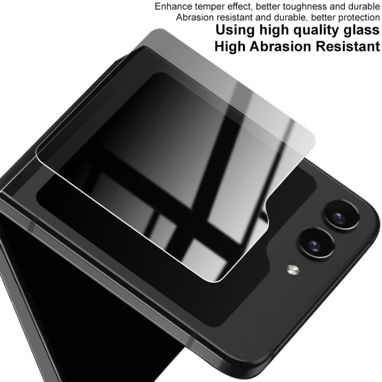 For Samsung Galaxy Z Flip6 / Flip7 FE imak HD Full Screen Anti-spy Tempered Glass Protective Film External Screen Version