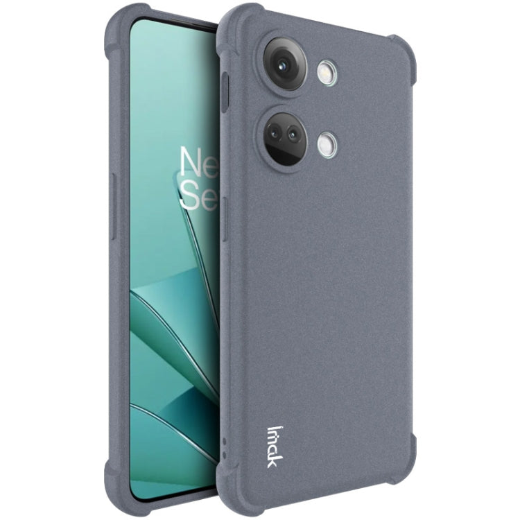 For OnePlus Ace 2V 5G/Nord 3 5G imak Shockproof Airbag TPU Phone Case(Matte Grey)