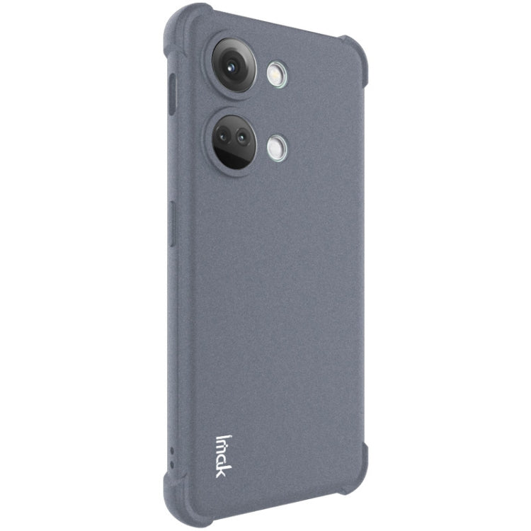 For OnePlus Ace 2V 5G/Nord 3 5G imak Shockproof Airbag TPU Phone Case(Matte Grey)