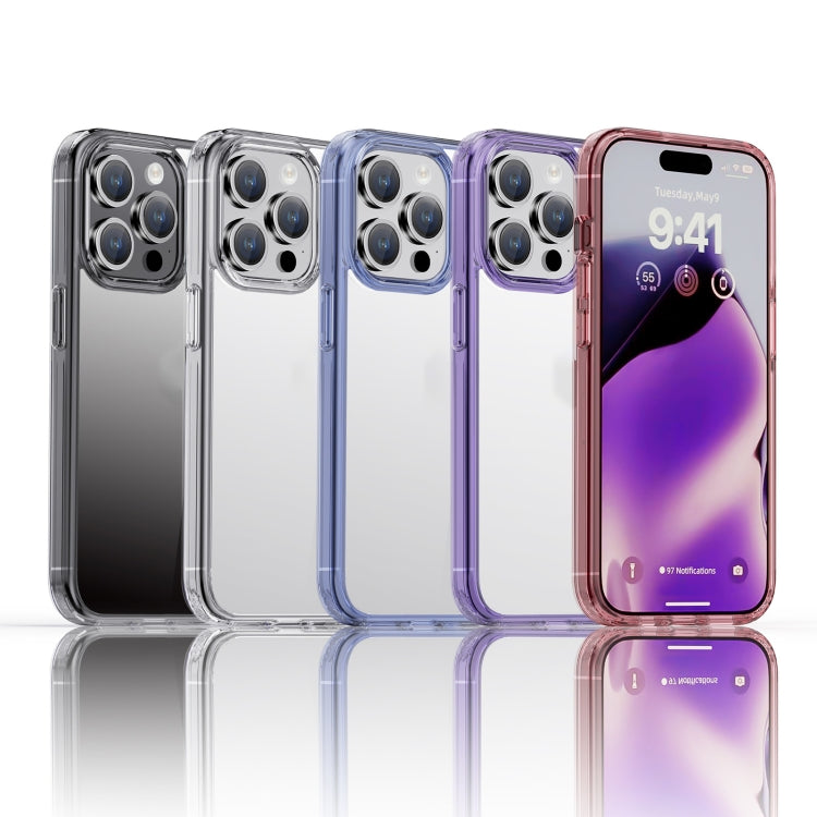 For iPhone 15 Pro iPAKY Hanguang Series Transparent TPU+PC Phone Case(Transparent)