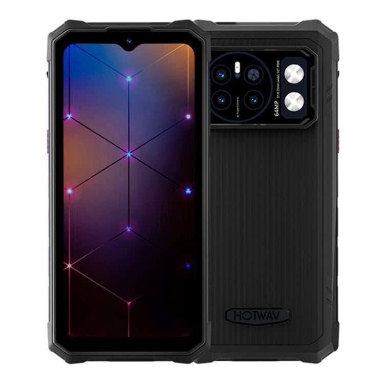 [HK Warehouse] HOTWAV CYBER 13 Pro, 12GB+256GB, IP68/IP69K Rugged Phone, 10800mAh, 6.6 inch Android 13 UNISOC T619 Octa Core, Network: 4G, NFC, OTG(All Black)