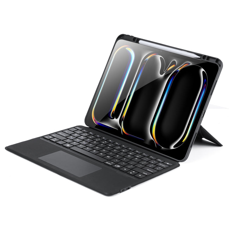 For iPad Pro 13 2024 DUX DUCIS DK Series Magnetic Wireless Bluetooth Keyboard Tablet Case(Black)