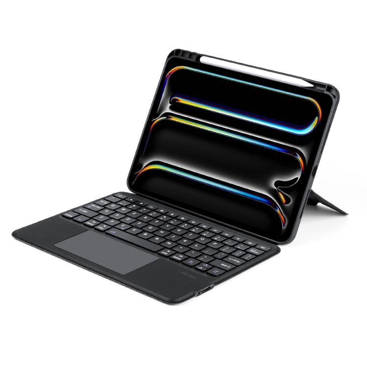 For iPad Pro 11 2024 DUX DUCIS DK Series Magnetic Wireless Bluetooth Keyboard Tablet Case(Black)