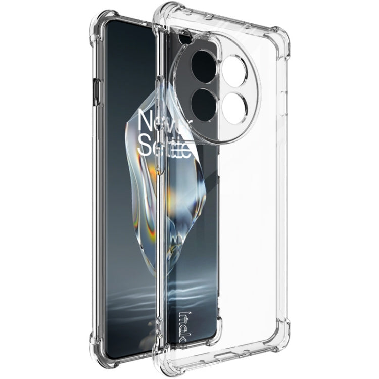 For OnePlus Ace 3 5G imak Shockproof Airbag TPU Phone Case(Transparent)