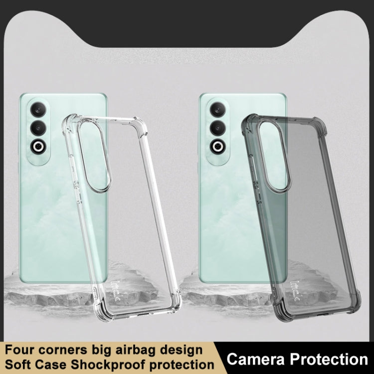 For OnePlus Nord CE4 5G imak Shockproof Airbag TPU Phone Case(Transparent Black)