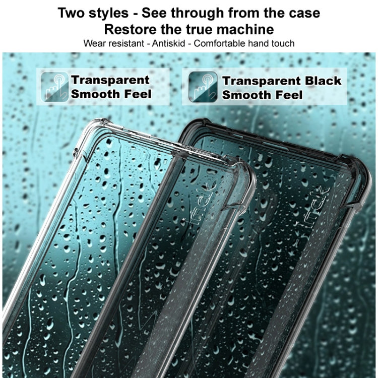 For OnePlus Nord CE4 5G imak Shockproof Airbag TPU Phone Case(Transparent Black)