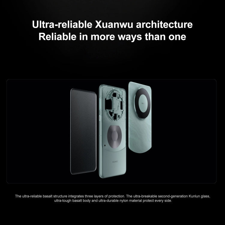 HUAWEI Mate 60, 12GB+512GB,  Screen Fingerprint Identification, 6.69 inch HarmonyOS 4.0 Kirin 9000S Octa Core up to 2.62GHz, NFC, OTG, Not Support Google Play(Cyan)