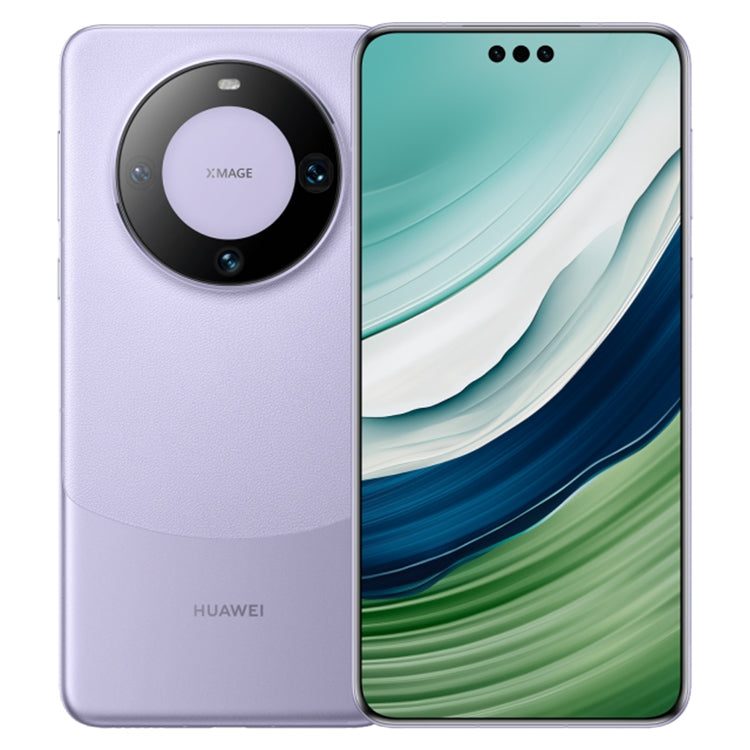HUAWEI Mate 60 Pro, 12GB+512GB, Screen Fingerprint Identification, 6.82 inch HarmonyOS 4.0 Kirin 9000S Octa Core up to 2.62GHz, NFC, OTG, Not Support Google Play(Purple)