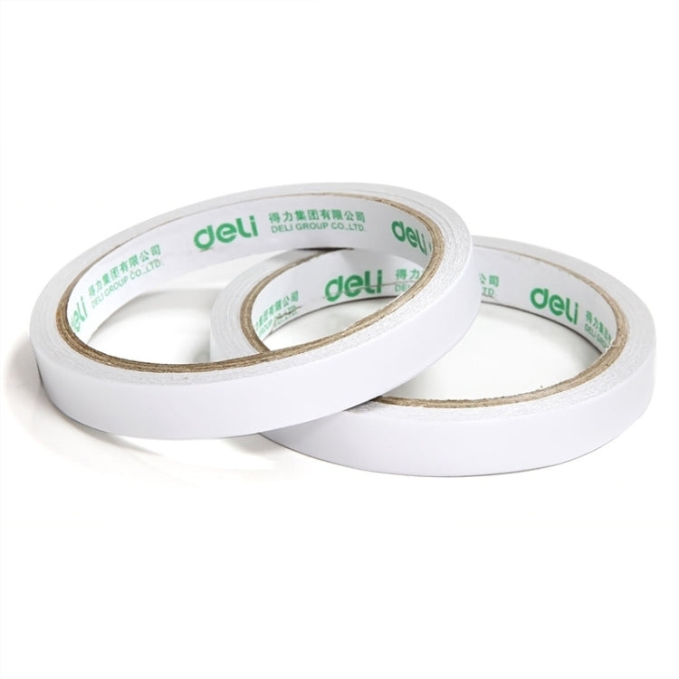 2 Volumes Deli High Adhesive Double Faced Adhesive Strong Dual Sided Tape, 12mm, 24mm