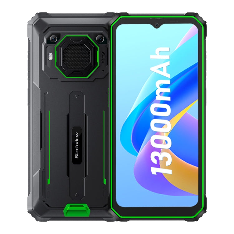 [HK Warehouse] Blackview BV6200 Pro, 6GB+128GB, IP68/IP69K/MIL-STD-810H, 6.56 inch Android 14 MediaTek Helio P35 Octa Core, Network: 4G, OTG, NFC(Green)