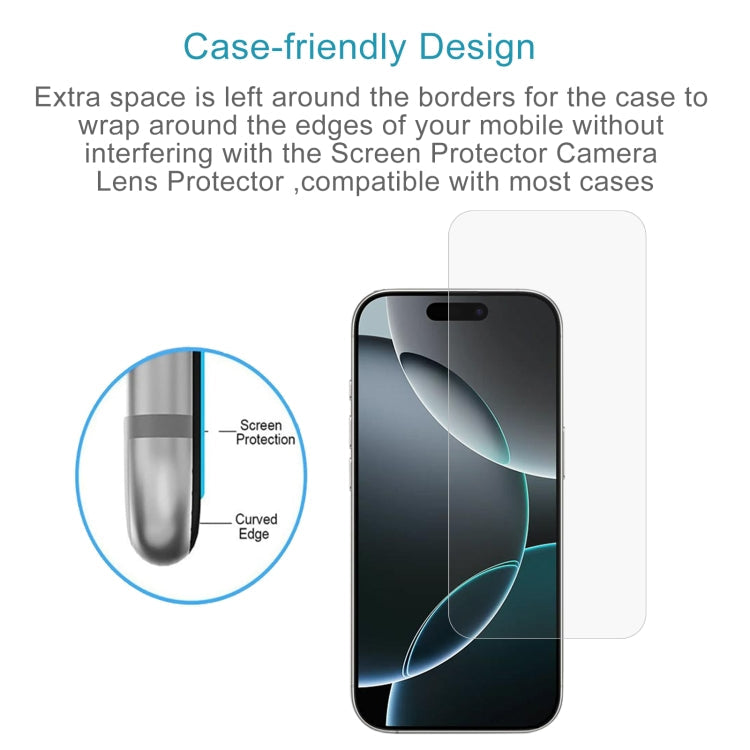For iPhone 16 Pro 0.26mm 9H 2.5D Tempered Glass Film