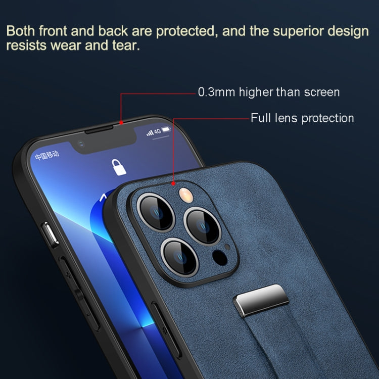 For iPhone 16 Pro Max SULADA Tide Cool Series PC + Leather Texture Skin Feel Phone Case(Green)