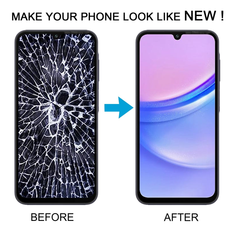 For Samsung Galaxy A15 5G SM-A156B TFT LCD Screen Digitizer Full Assembly with Frame, Not Supporting Fingerprint Identification
