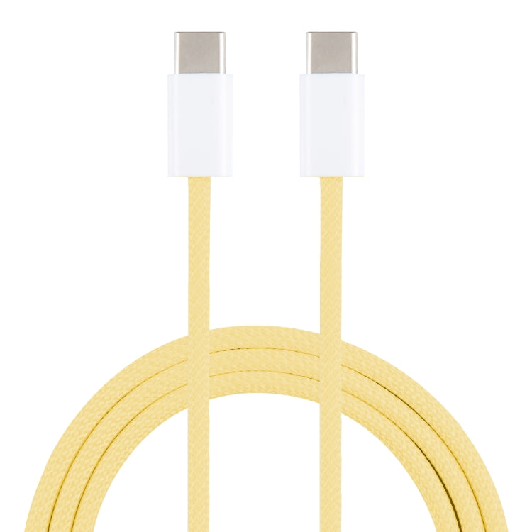 1m USB-C / Type-C to Type-C Macaron Braided Charging Cable