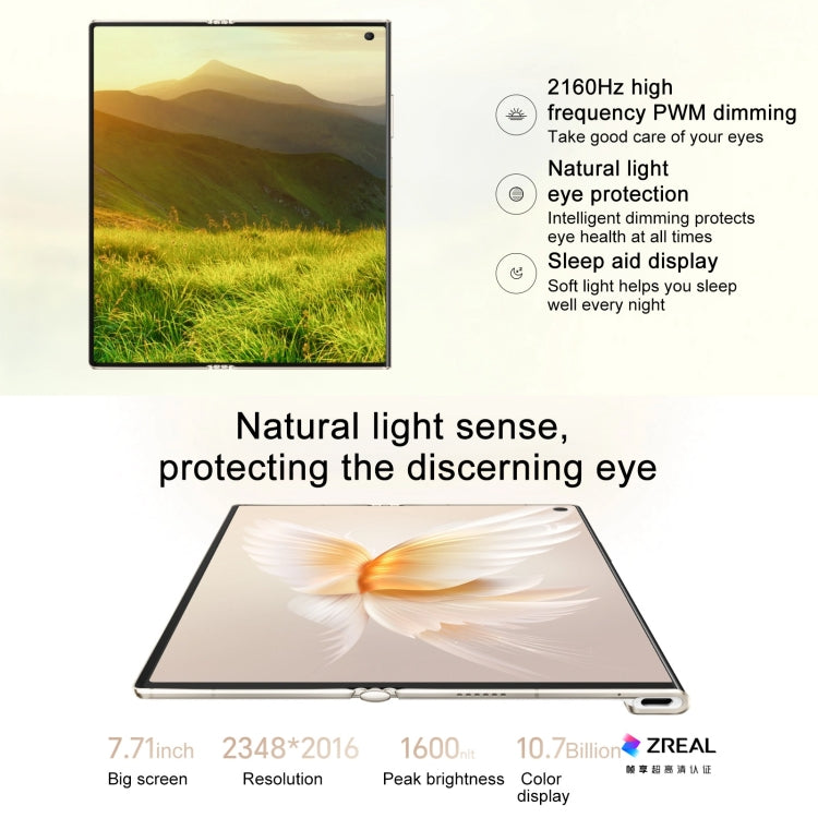 Honor V Purse 5G, 16GB+512GB, Side Fingerprint, 7.71 inch + 6.45 inch MagicOS 7.2 Qualcomm Snapdragon 778G Octa Core, Network: 5G, OTG, NFC, Not Support Google Play(Black)