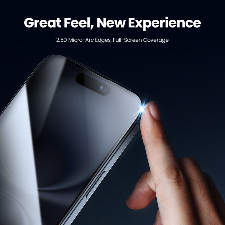 For iPhone 16 Plus NILLKIN Guardian Full Coverage Privacy Tempered Glass Film