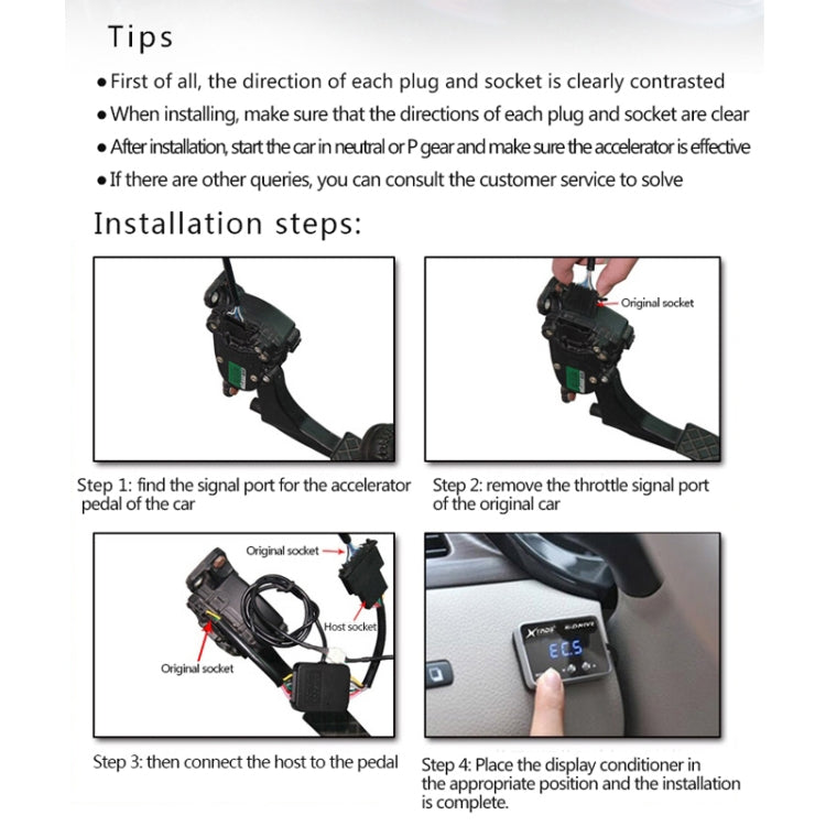 TROS TS-6Drive Potent Booster Electronic Throttle Controller, For Toyota Harrier 2012-2020, For Chevrolet Colorado 2012-2020