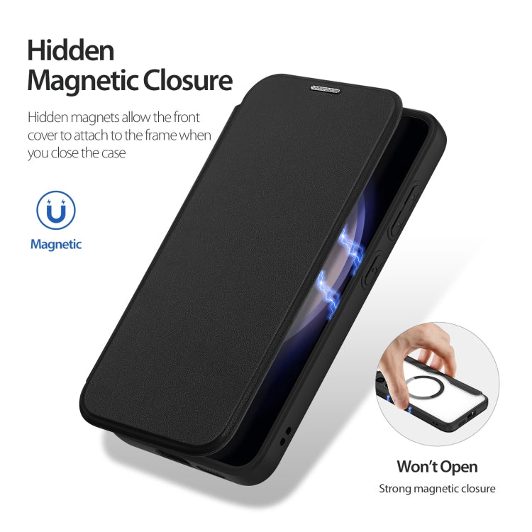 For Samsung Galaxy S24+ 5G DUX DUCIS Skin X Pro Series Magsafe PC + TPU Phone Leather Case(Black)