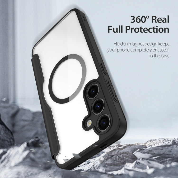 For Samsung Galaxy S24+ 5G DUX DUCIS Skin X Pro Series Magsafe PC + TPU Phone Leather Case(Black)