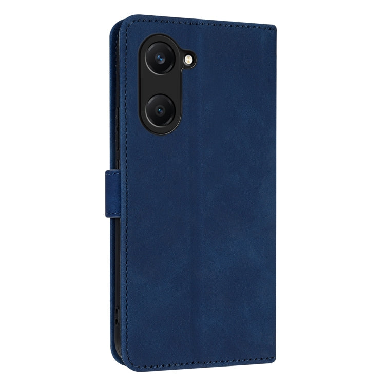 For vivo Y37 / Y36t / Y03 / Y18 AZNS Skin Feel Calf Texture Flip Leather Phone Case(Blue)