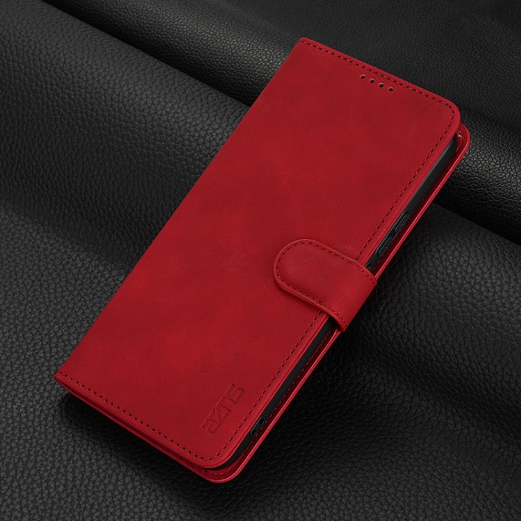 For vivo Y300 Pro AZNS Skin Feel Calf Texture Flip Leather Phone Case(Red)