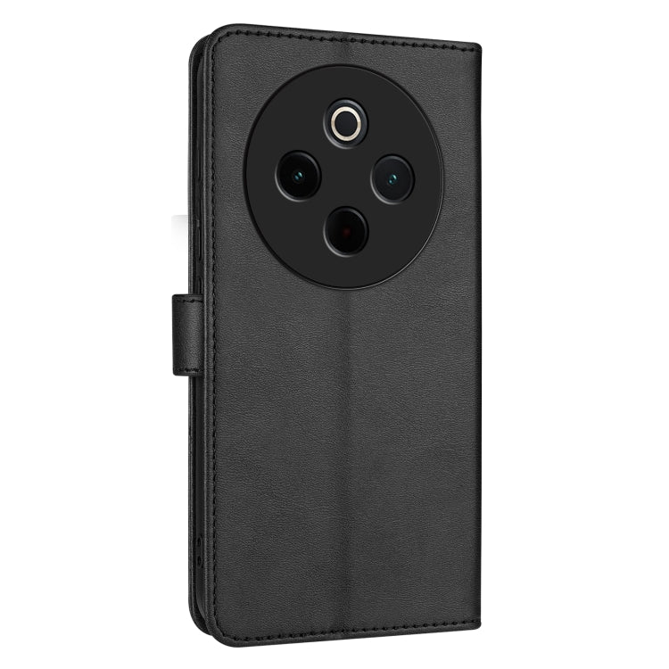 For vivo Y300 Pro AZNS Skin Feel Calf Texture Flip Leather Phone Case(Black)