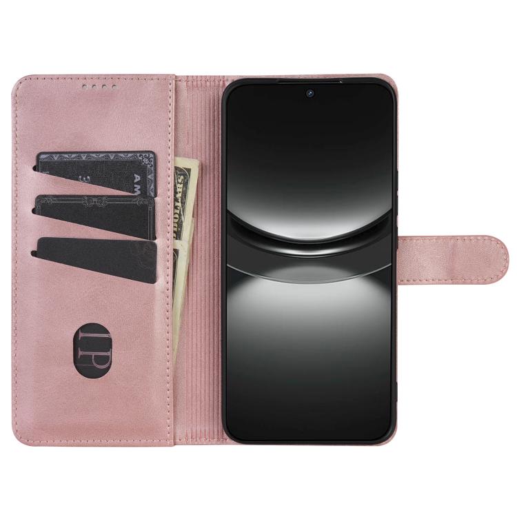 For vivo S20 AZNS Skin Feel Calf Texture Flip Leather Phone Case(Rose Gold)