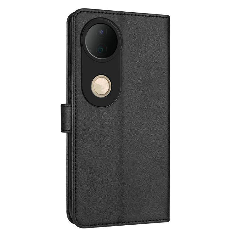 For vivo S20 AZNS Skin Feel Calf Texture Flip Leather Phone Case(Black)