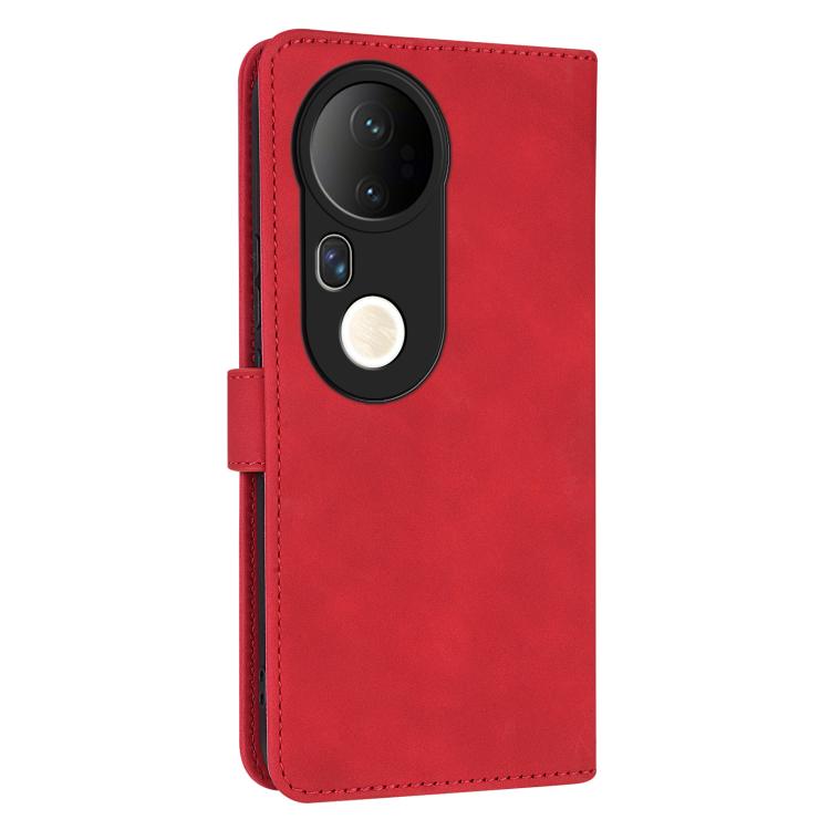 For vivo S20 Pro AZNS Skin Feel Calf Texture Flip Leather Phone Case(Red)